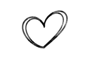 Black Heart PNG Transparent Dark Icon Love Symbol