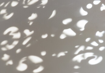 Abstract sunlight shadows background  texture, wallpaper, sun glare monochrome colors. copy space. Template, card. Black and white.