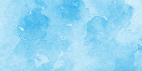 abstract icy winter background cracked grunge texture, invitation watercolor background or wallpaper, Paper texture suitable for watercolor art with copy space image, blue azure turquoise watercolor.