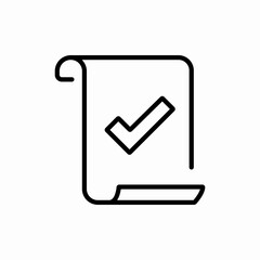 Document task list icon vector sign