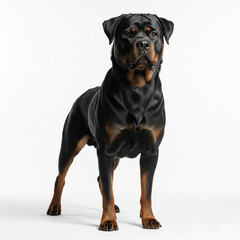 Fototapeta premium Portrait of a beautiful Rottweiler