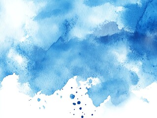 Sky blue watercolor square background