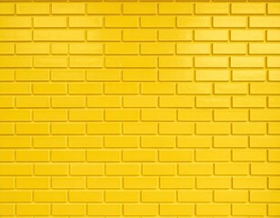 Obraz premium Vivid yellow brick wall pattern