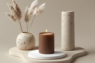 still life with candle