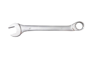 Combination wrench isolated on white background