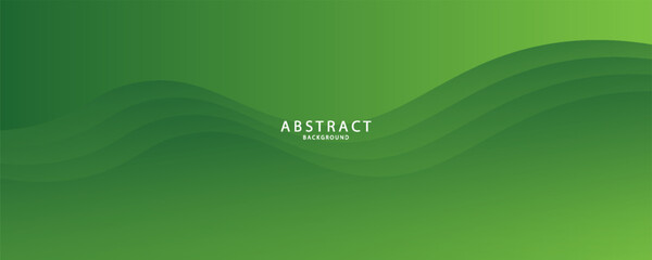 Abstract green wavy background. Vector EPS 10