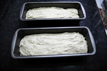 Rustic colonial rye bread. Well-lit image, clear selective focus on the details of the bread...