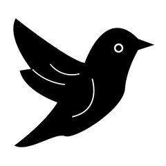 bird silhouette icon design template