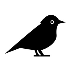 bird silhouette icon design template