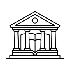 Fototapeta premium greek column vector illustration