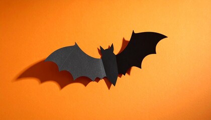 macro of bat silhouette cutout