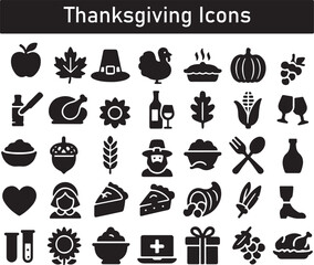 Thanksgiving Icons Collection