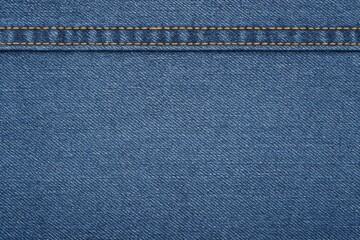 Classic denim jeans texture with seam detail