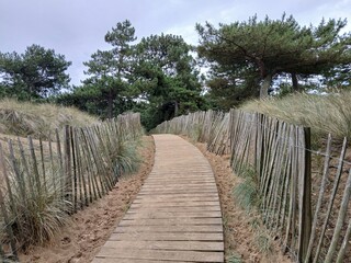 A sandy path to the beach