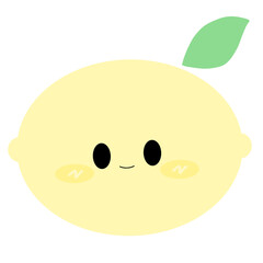 Smiling Lemon Character