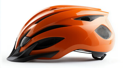 Cycling Helmet Isolated on White Background