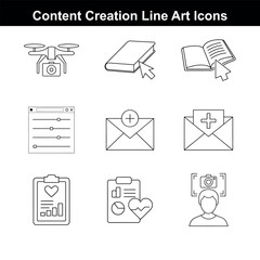 Creative Studio Icons Minimal Line Art Pac