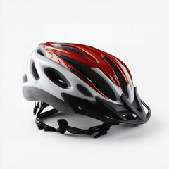 Fototapeta premium Bicycle Helmet Isolated on White Background