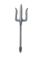 Detailed, Contoured Trident 