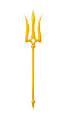 Simple yet Iconical Gold Trident 