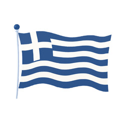 Obraz premium Simplified Greek Flag 