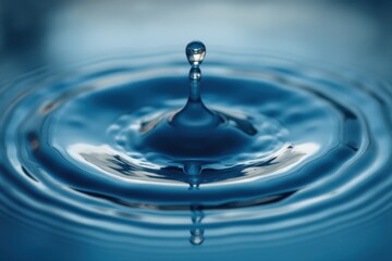 Macro shot of water bubble