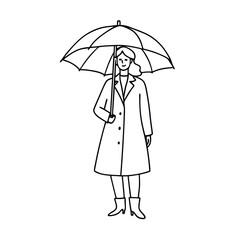 woman with umbrella