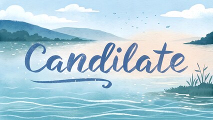 Tropical beach panorama with palm tree and turquoise sea