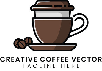 Coffee Cup Illustration of a Coffee Drink