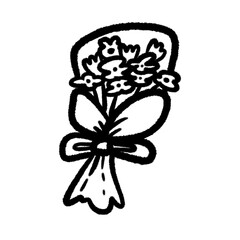 bunch of flower png cartoon handwrite cute and clipart doodle decorate  kids element