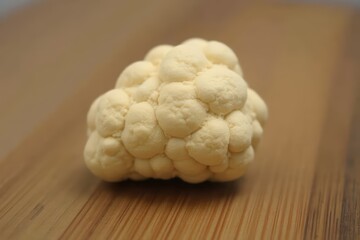 A white truffle, close up