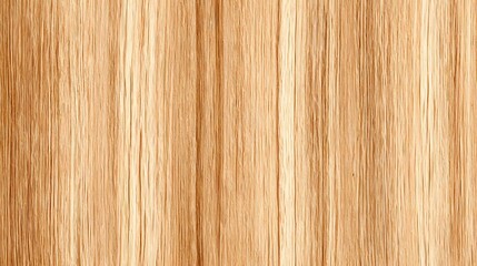 Naklejka premium Close up of a light brown wooden surface with vertical lines and subtle color variations visible