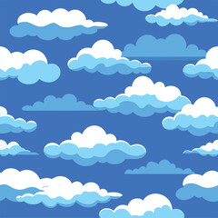 blue sky with clouds