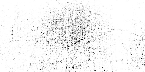 White and black sketch grunge backgrounds to create a distressed grain effect. rough urban texture vector. damaged crack and scratch dust wall texture. black splash on transparent background.