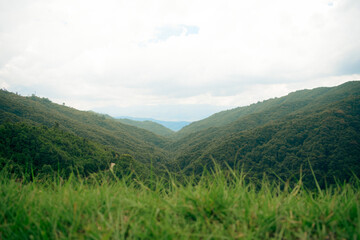 Fototapeta premium Exploring hiking trails near Kathmandu; one at a time
