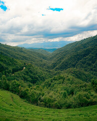 Obraz premium Exploring hiking trails near Kathmandu; one at a time