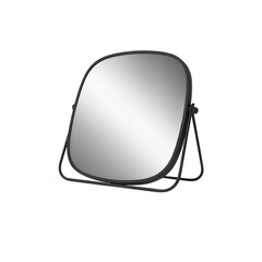 Obraz premium Mirror Isolated on White Background Showcasing a Clean and Modern Design