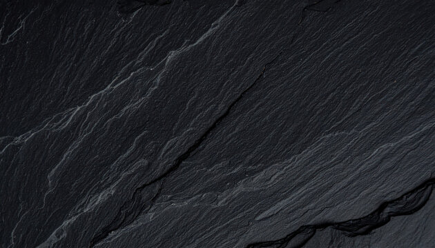 arrière plan en ardoise noir, roche texturée design sombre et chic