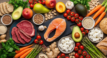 Healthy Eating Diet Foods Selection Nutritional Lifestyle