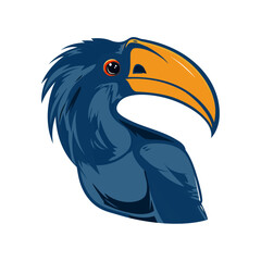 Shoebill Stork logo design