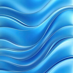 Naklejka premium Abstract Blue Wave Design
