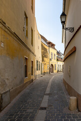 narrow street in the old town of jerusalem
