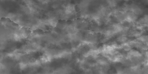 Dark Gray Cloud Texture Background. Black and White Cloud Texture. Foggy Sky Texture. Abstract Foggy Texture