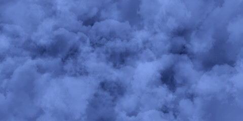 Blue Cloudstorm Atmospheric Background. Deep Blue Cloud Texture Background. Abstract Night Sky Cloud Design. Blue sky with cloud