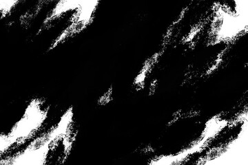 black sketched ink scribble on transparent background