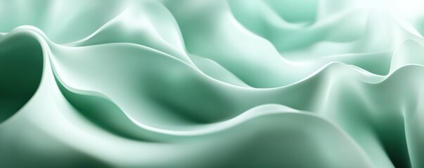 Obraz premium Silk Fabric Waves Abstract