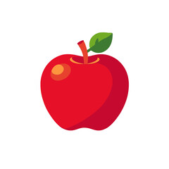 Red Apple Image-Healthy Fruit-Fresh Apple-Delicious Fruit-Best Fruits-Fruit Vector-Apple Icon-Fresh Red Apple-Best Fruits For Health-Fruit Illustration