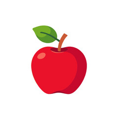 Red Apple Image-Healthy Fruit-Fresh Apple-Yummy Apple-Fruit Picture-Red Apple Illustration-Simple Apple Graphic