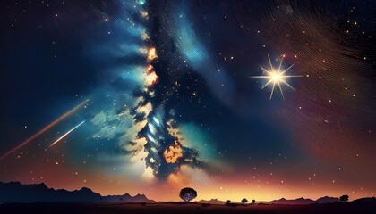 a new star appears in the sky visible from every country what does it mean