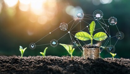 growing plants with network connection